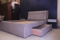 Fully Upholstered Bed With Built In Storage (Subject to Price Change)