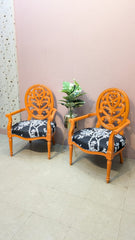 Solid Sheesham Wood pair Of Coffee Chair
