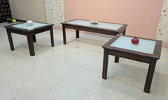 IMPORTED MALAYSIAN SOLID BEECH WOOD CENTER TABLE SET