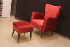 TGSC - Wing Back Chair and Ottoman (Subject To Price Change)