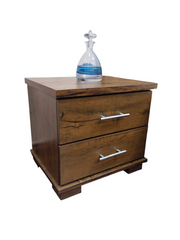 Tgsc Designs Brand New Complete Bedroom Set King Size Bed ( Cushioned Headboard) With 2 Side Tables, Stylish Dressing Table, 2 Door Almirah & 2 Door Divider. (Subject To Price Change)