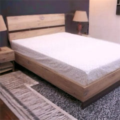 Tgsc Design New Arrival 🔥Daisy🔥 Queen Size Bed With 2 Side Tables