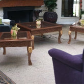 Brand New Pure Rosewood Center Table and Side Tables Set (Subject To Price Change)