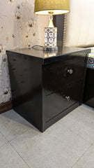 King Size Bed With Storage Drawers and 2 Side Tables