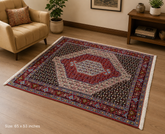 Vintage Persian Bidjar Hand Knotted Carpet