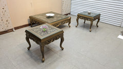 Center Table with 2 Side Tables Set