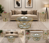 Brand New Unused Center Table with 2 Side Tables