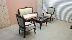 Solid Sheesham 4 Seater Sofa Set
