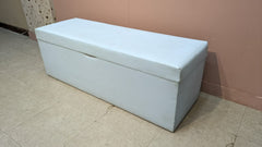 Leatherette Storage Sattee