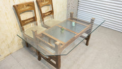 Solid Sheesham Wood 6 Seater Dining Table