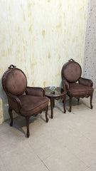 Beautiful Solid Sheesham Wood Coffee Chair Set