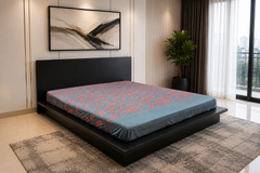 Low Height King Size Bed