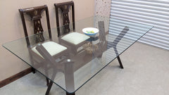 Solid Sheesham Wood 6 Seater Dining Table
