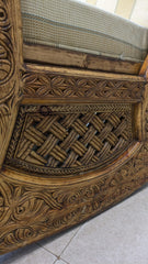 Solid Diyar Wood Rocking Chair