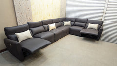 Imported 7 Seater Sectional Sofa Set with Power Reclining Seats