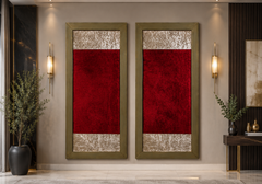 Pair Of Wall Mounted Panels