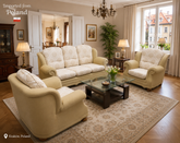 Imported Poland 5 Seater Sofa Set