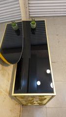 Console with Brand New Wall Mounted Mirror