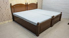 Pair Of Single Bed With Storage Drawers
