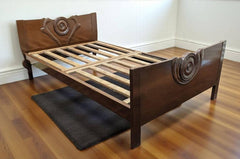 Solid Sheesham Wood Single Bed