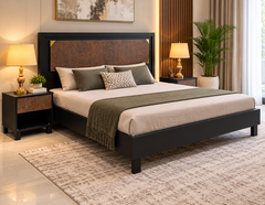 King Size Bed With 2 Side Table