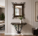 French Style Wall Mounted Console with Mirror