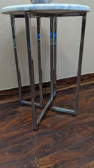 Marble Top Corner Table