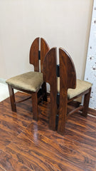 Solid Sheesham Wood 6 Seater Dining Table