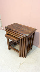 Solid Sheesham Wood Nesting Table