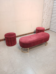 4 Seater Ottomans Set