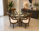 Premium Solid Sheesham Wood 4 Seater Dining Table