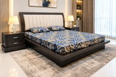 King Size Bed With 2 Side Tables