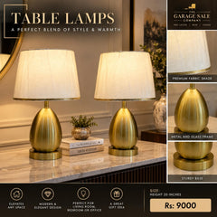 Brand New Pair Of Table Lamps