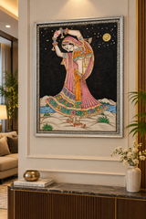 Traditional Rajasthani Folk Art – Wall Mounted Frame