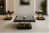 Center Table with 2 Side Tables