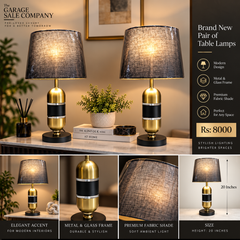 Brand New Pair Of Table Lamps