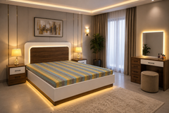 Brand New Noor Design Bed Set