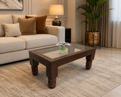 Solid Sheesham Wood Center Table