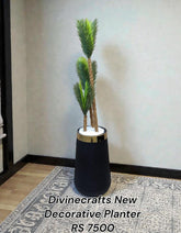 New Artificial Decorative Planter Palm Foliage