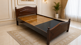 Sheesham wood and Sheesham Ply Single Bed