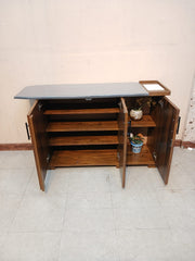 Brand New 3 Door Iron Table