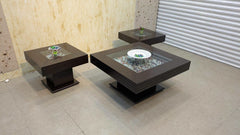 Center Table with 2 Side Tables Set