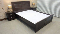 Queen Size Bed With 2 Side Tables