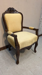 Solid Sheesham Wood Pair of Coffee Chairs with Table
