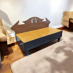 Sheesham Wood 2 Seater Storage Seattee