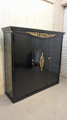 Solid Sheesham Wood 3 Door Almirah