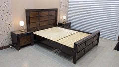 Queen Size Bed with 2 Side Tables