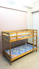 IMPORTED IKEA PURE WOODEN BUNK BED β SPACE-SAVING & STYLISH! ποΈ