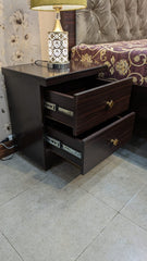 King Size Bed with 2 Side Tables
