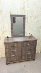 Console With Wall Mounted Mirror